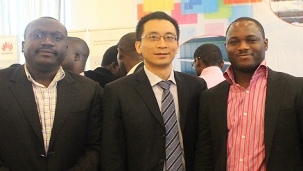 Huawei team at a recent event in Nigeria